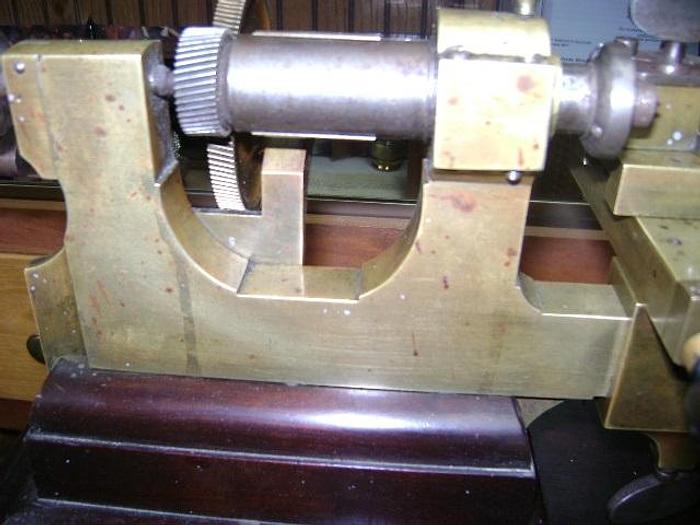 Used 1369-385 Antique Jewelers Watchmaker Mandrel Machinist Clock Lathe Circa 1860, Made in Switzerland