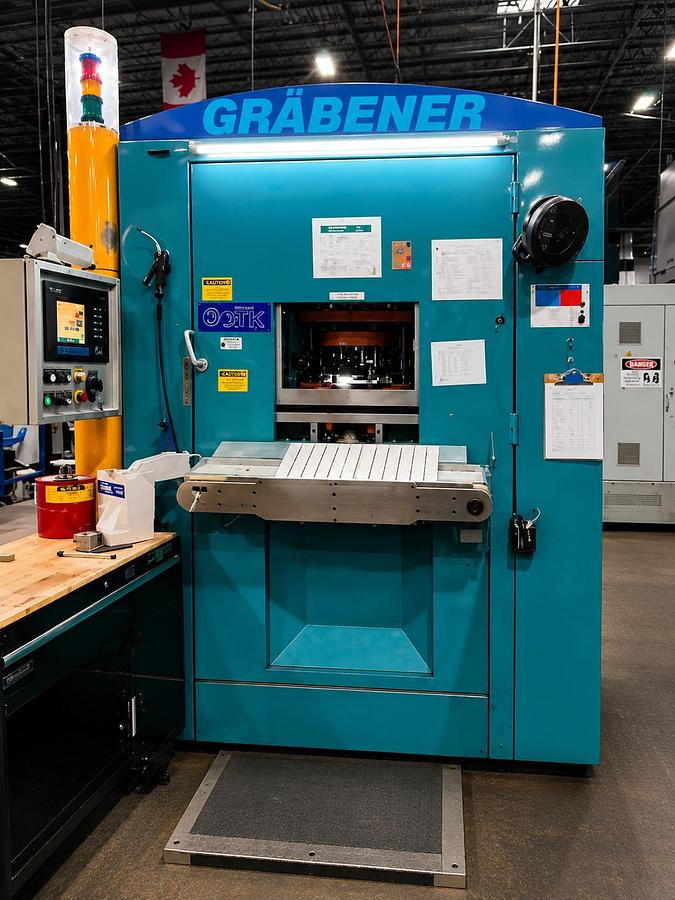 Used Graebener Model GMP 360 TK Automated Coining Press