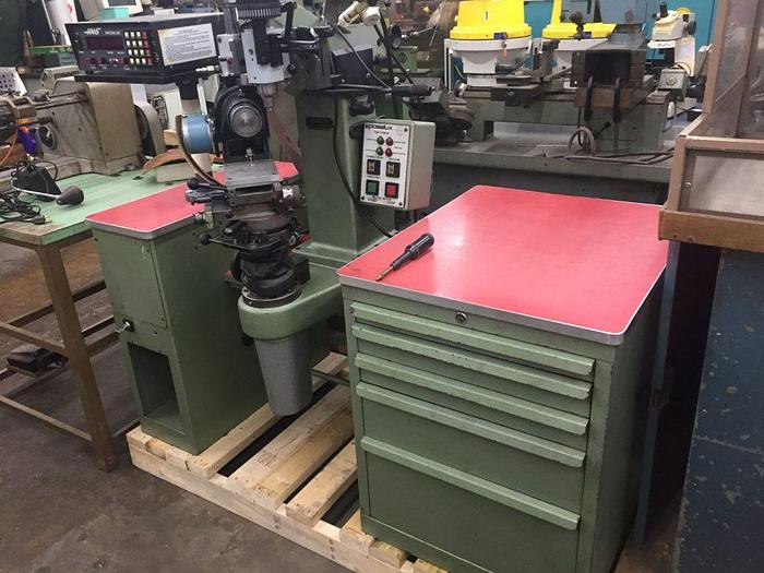 Used 2792-110 POSALUX “SWISS” COFACET MARK II Diamond Faceting Cutting Machine for Jewelry with HAAS #5C CNC Control