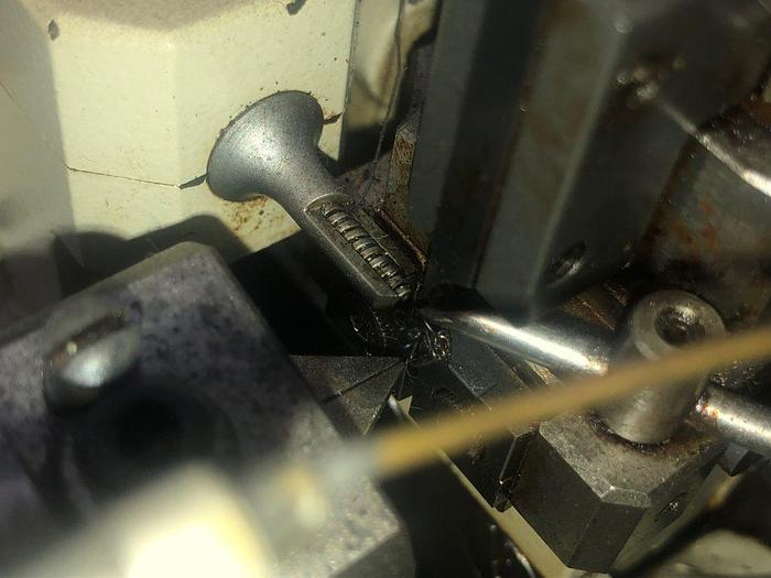 Used 3261-100 FICO Type Single or Double Cable Chain Making Machine Tooled 0,22mm Single Cable