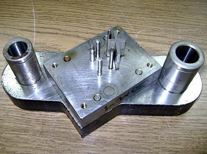 Used 0585-390 Stamping Press Tool and Die Set to Make Religious Cross – Jewelry, Pendant