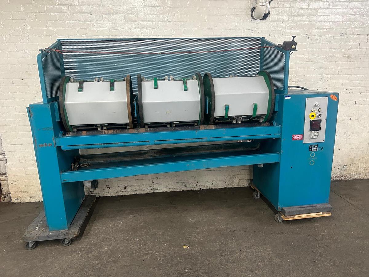 Used Dreher VT3 Wet Processing Three Barrel Finishing Machine, Technology for Delicate Parts