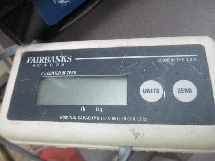 Used 9300-700 Fairbanks Scale Model SCB-2453-1 LBS/Metric Readout