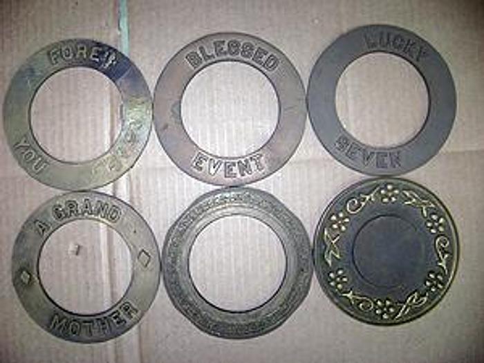 Used Antique Brocading Plates IN STOCK