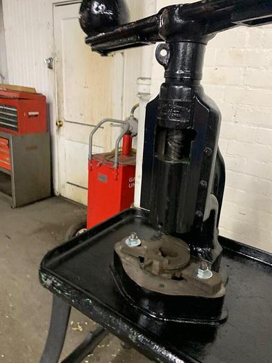 Used 5929-490 E.A. Adams Model #2 Reynolds Machine Co. Hand Operated Stamping / Forming Screw Press / Fly Press