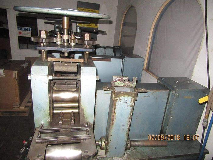 Used N Ferrara 4 High 5″ x 8″ Precision Power Finishing Rolling Mill for Flat Stock
