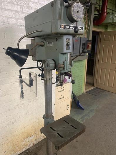 Used 5924-410 Clausing Model 1670 15″ Variable Speed Floor Model Drill Press