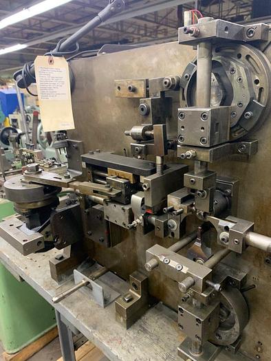 Used 8329-145 GoldPro Vertical Four-Slide #2 Wire Forming Machine Produces 4.76 mm. O.D. Ring