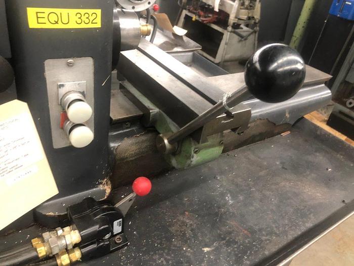 Used 2787-440 DUNHAM SECOND OPERATION LATHE WITH HARDINGE QUICK PRODUCTION CROSSLIDE