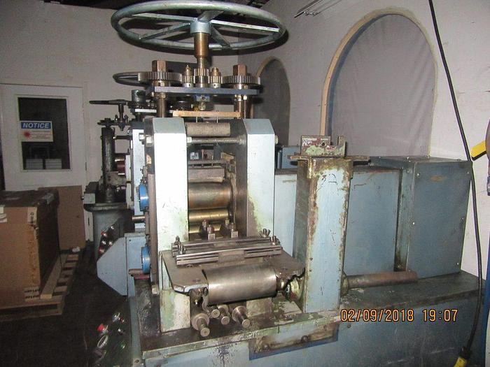 Used N Ferrara 4 High 5″ x 8″ Precision Power Finishing Rolling Mill for Flat Stock