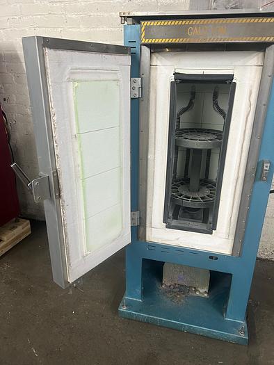 Used Yasui RBF-13 Rotating Burnout Furnace, Industrial Oven, Advanced Lost Wax Casting Machine