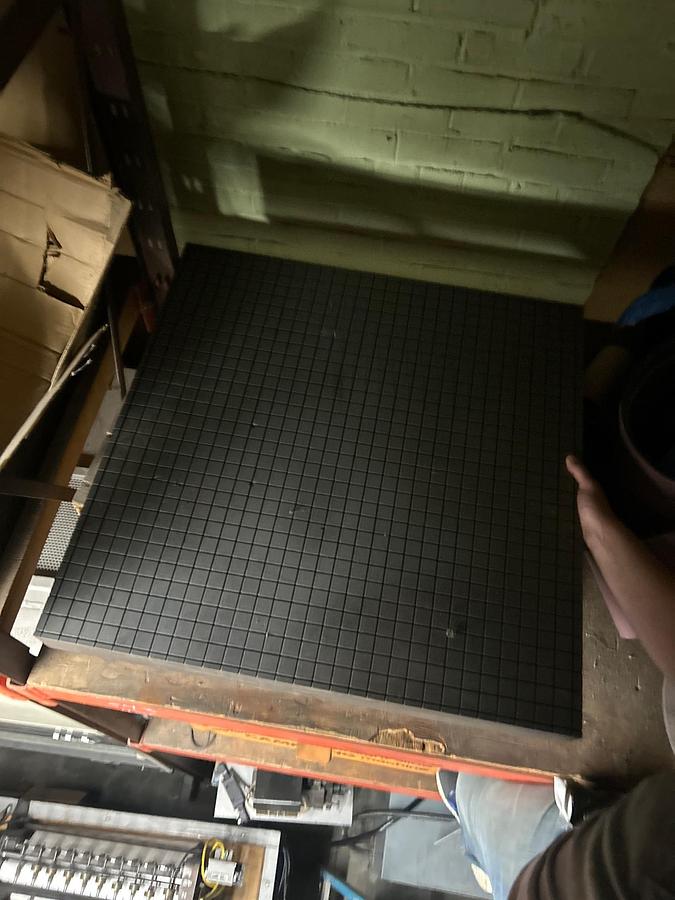 Used Precision 30" X 30" x 3" H Cast Iron - Lapping Work Table