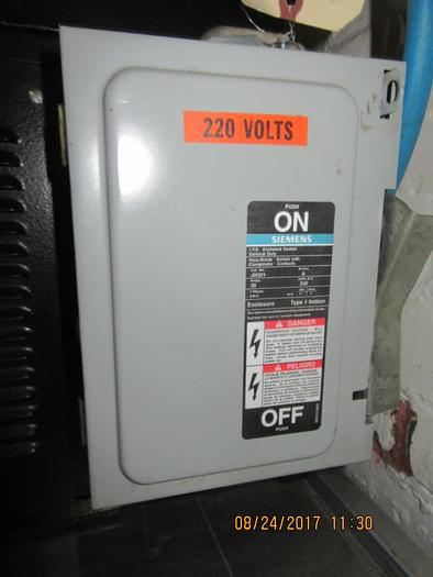 Used 1975-300 JOYAL MDL. L1G-5 5KVA BUTT WELDER WITH JOYAL MICRO PROCESSOR WELDING CONTROL