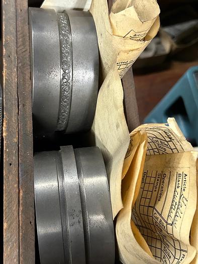 Used Engraved Pattern Rolls, Antique Master Collection of Jeweler tools for Earnings, Bracelets Bangles and more