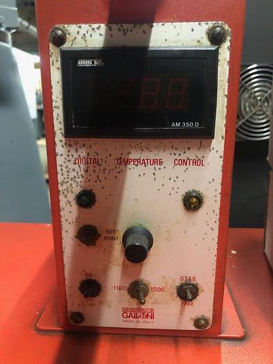 Used 3250-185 Galloni Induction Casting Melter Melting Furnace Oven for Gold Chrome Platinum