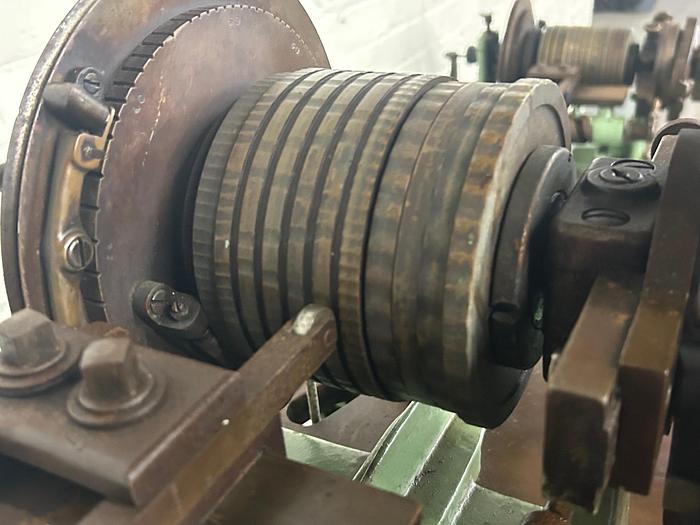 Used Rare Antique Charles Fields Rotary Rose Engine Turning Guilloche Machine W/11-ROSETTES CIRCA 1918