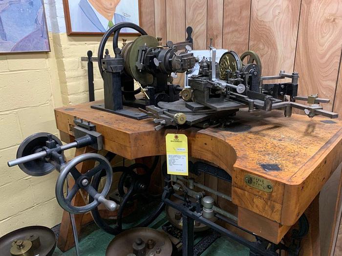 Used 0365 RA Lienhard Chaux-De-Fonds Engine Turning Machine Circa 1904