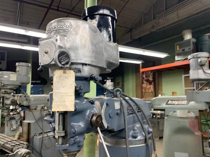 Used 1011-470 Bridgeport 1-1/2 HP Vertical Ram Type Turret Milling Machine, Model BR2J