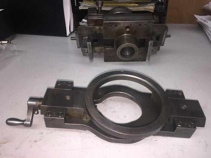 Used 2841-385 Antique MJ Brohen Brocading Ellipse Precision 360 Chuck/Vise & Oval Attachment