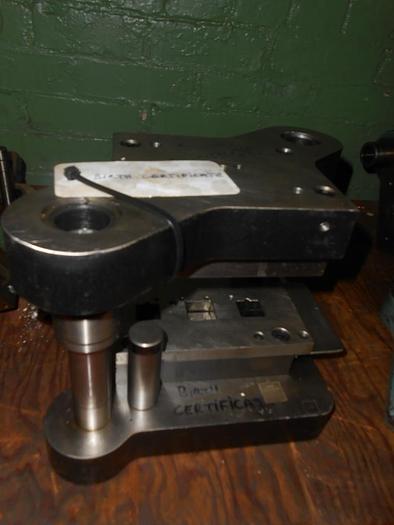 Used 7399-390 Die Set Makes a SquarePendant with “Birth Certificate” Stamp