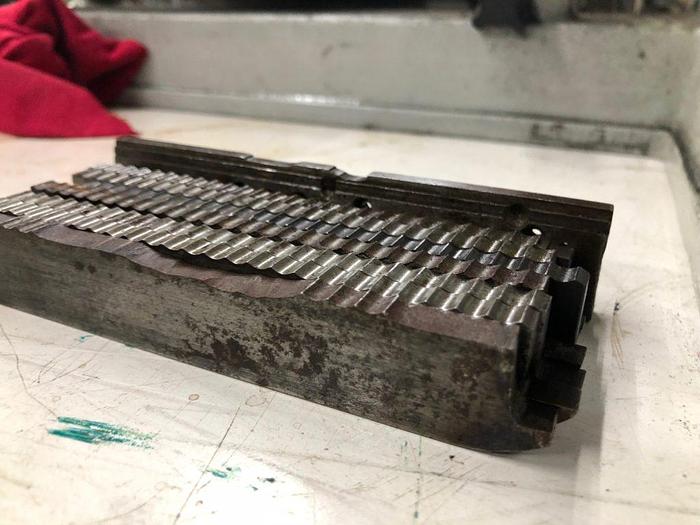 Used 3041-385 SET OF 9 ENGINE TURNING STRAIGHT LINE PATTERN BARS