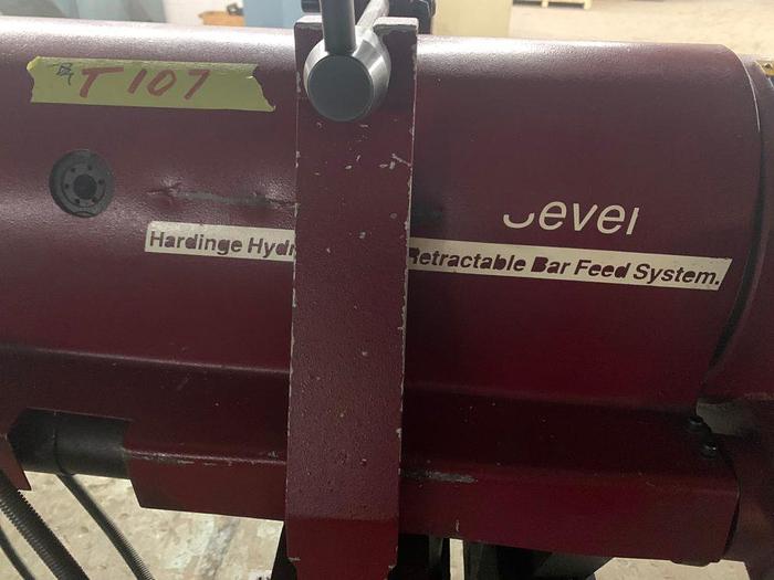 Used Hardinge CHNC-III CNC LATHE, Fanuc 18T, Hardinge Bar Feed