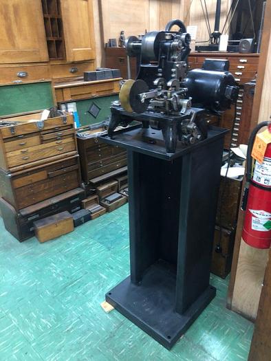 Used 3398-385 Wm.H.Baker Antique Blanking Press with Mechanical Indexing Roll Feed – Circa 1890