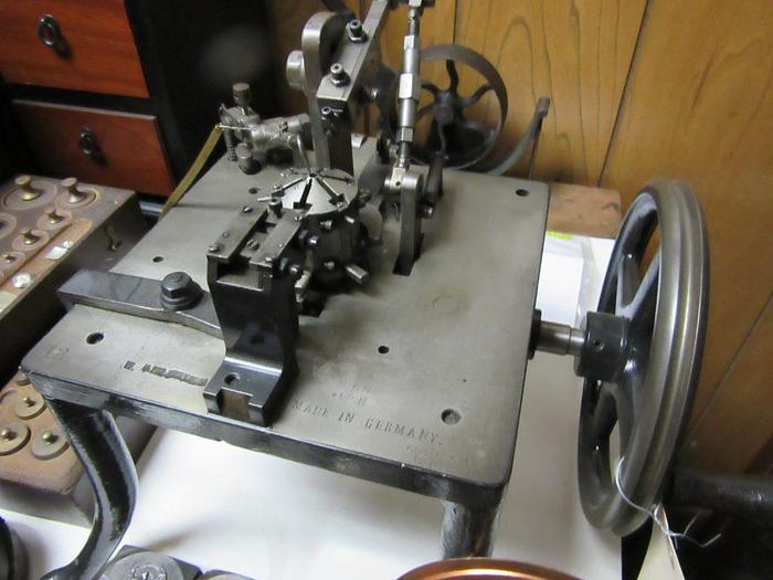 Used 9348-385 RARE Antique Stocking Mesh Jewelry Making Machine S/N: 6.30.64