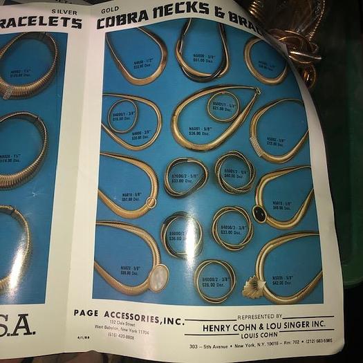 Used GOOSENECK COBRA- FASHION JEWELRY MANUFACTURING PACKAGE