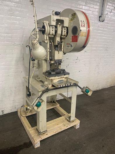 Used 5914-230 Perkins Model 10-C 10 Ton OBI Punch Press, Air Trip Mechanical Clutch