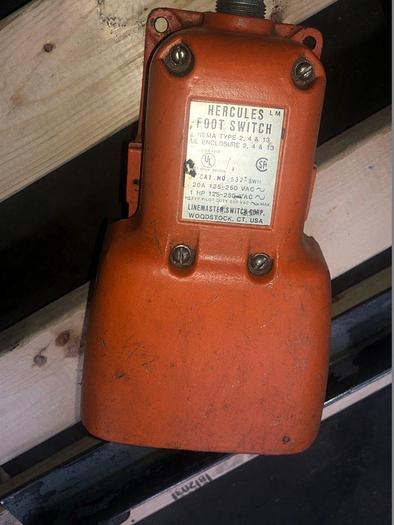 Used 3391-220 Benchmaster 2 Ton Press Model 141 With Transformer & Electric Foot Pedal Control