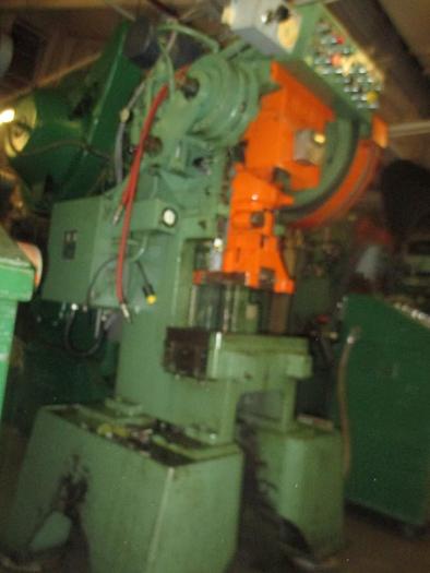 Used 1680-230 Perkins 15 Ton HIGH SPEED Straight Side Gap Frame Flywheel Power Press, Model 15-S