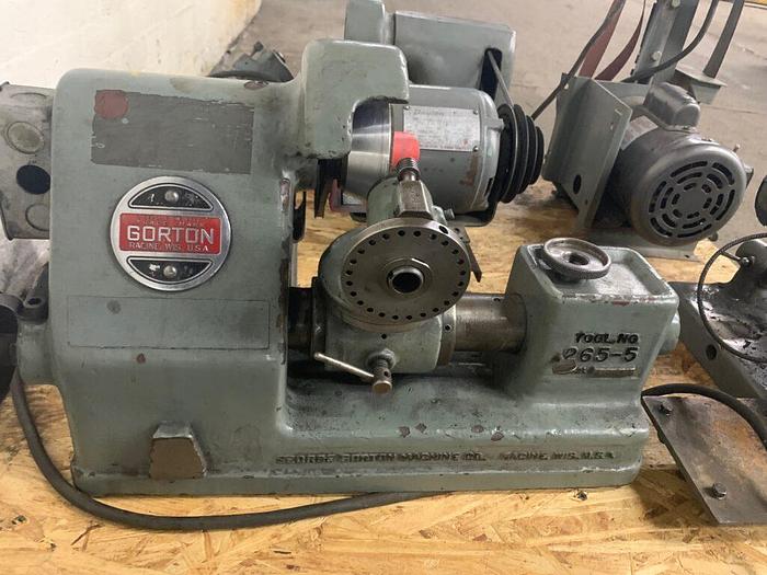 Used 5965-430 Gorton Model 265-5 Single Lip Bench Model Cutter Grinder