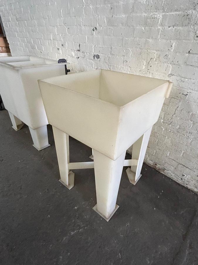 Used Polypropylene Counter Flow Dual Rinsing Tank Wet & Dry Tank