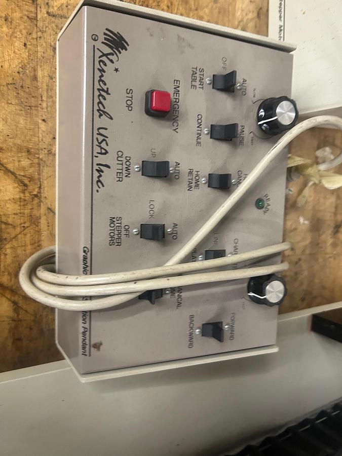 Used Xenetech Rotary Engraving System 16" x 25" Engraving Area, Complete