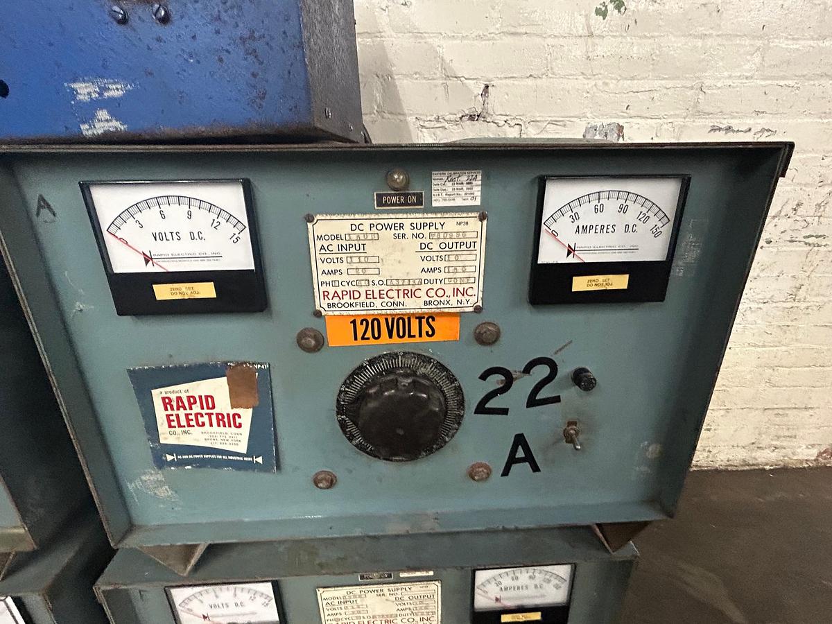 Used Rapid Power Technologies-Electroplating Rectifier for Industrial Metal Finishing