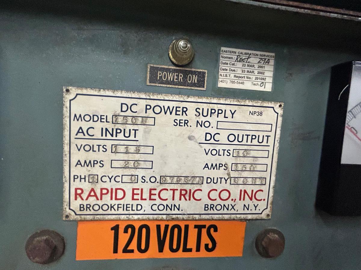 Used Rapid Power Technologies-Electroplating Rectifier for Industrial Metal Finishing