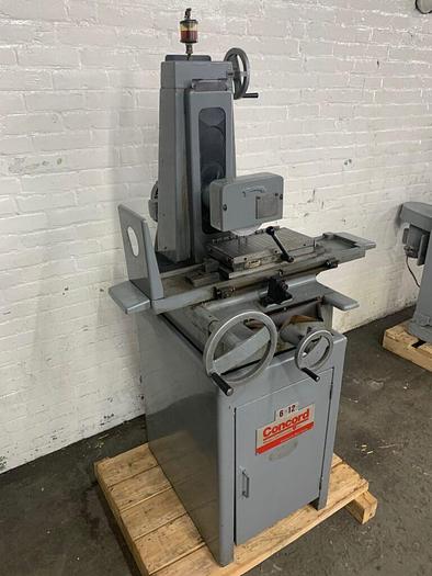 Used 3925-420 6″ X 12″ CONCORD TOOL ROOM TYPE – HAND FEED SURFACE GRINDER
