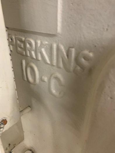 Used 5914-230 Perkins Model 10-C 10 Ton OBI Punch Press, Air Trip Mechanical Clutch