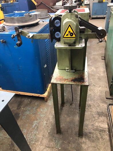 Used 3032-150 Buhler (GERMANY) 2-HI Precision Power Wire Rolling Mill with Take Up & Pay Off