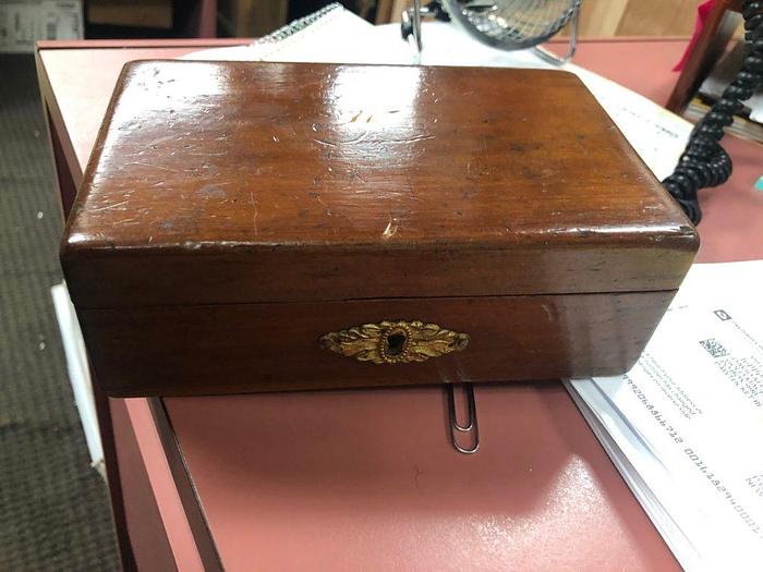 Used 2410-385 Antique Holtzapfel CIRCA 1890 Tool Handle with Tool Bits- Set In Original Box