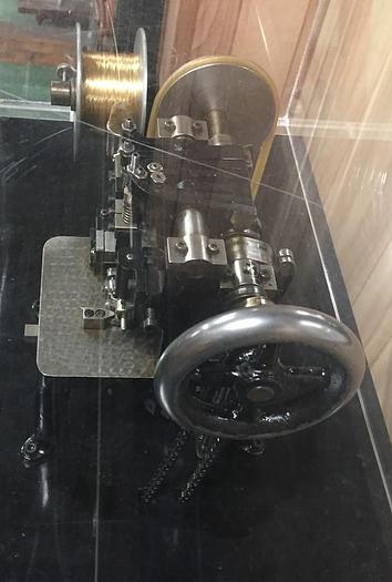 Used 8753-100 ANTIQUE CHAIN MAKING MACHINE-SHOW/EXHIBIT DISPLAY