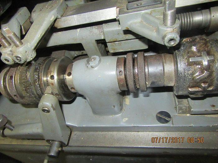 Used 7853-385 R. Gudel Type 30, 6-Position Semi-Automatic Ring/Band Brocading/Copy Engraving Machine