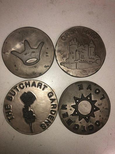 Used 3529-700 Assorted Group Lot of 50 Antique Mixed Master Brocading Templates – Brass, Bronze and Magnesium Material