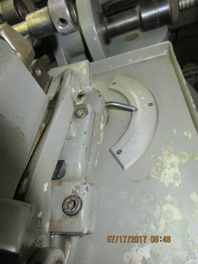 Used 7853-385 R. Gudel Type 30, 6-Position Semi-Automatic Ring/Band Brocading/Copy Engraving Machine