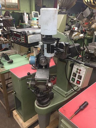 Used 2792-110 POSALUX “SWISS” COFACET MARK II Diamond Faceting Cutting Machine for Jewelry with HAAS #5C CNC Control