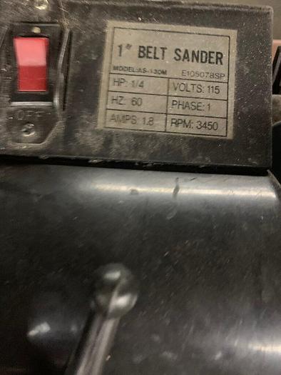 Used 5954-590 1″ X 30″ Belt & 5″ Disc Sander 1/3HP Polish Grinder Sanding Machine