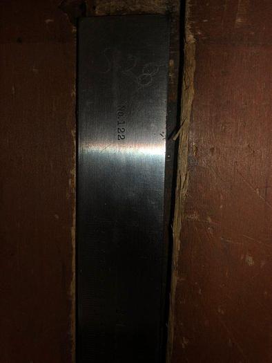 Used 3371-385 VINTAGE L.S. STARRETT 25″ VERNIER CALIPER No. 122-INSIDE-OUTSIDE MADE IN USA WOOD CASE