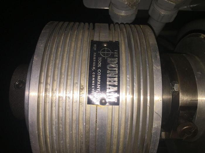 Used 2946-440 Dunham DL Series M Precision Lathe with Pneumatic 3C Collet Closer & Cross Slide