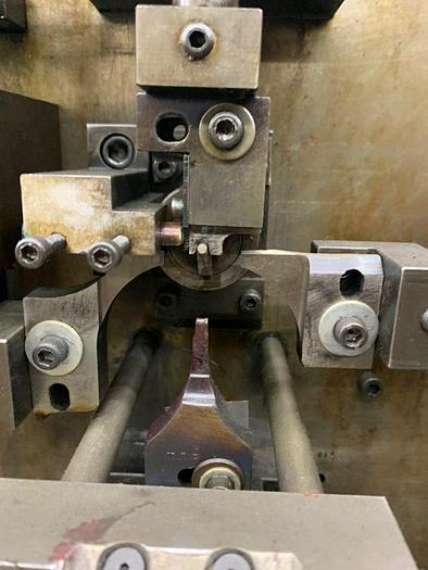 Used 8329-145 GoldPro Vertical Four-Slide #2 Wire Forming Machine Produces 4.76 mm. O.D. Ring